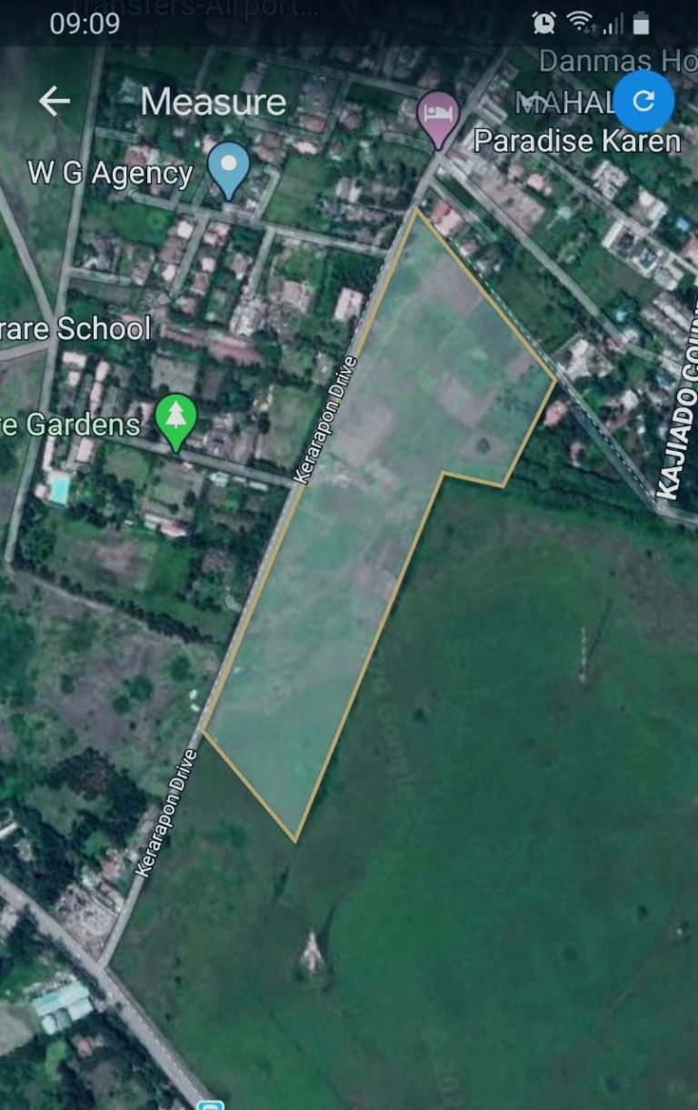 Buy this Amazing 24 acres Karen-Kirarapon Prime Property and Build Karen’s  Next High-End Mixed-Use Gated Community