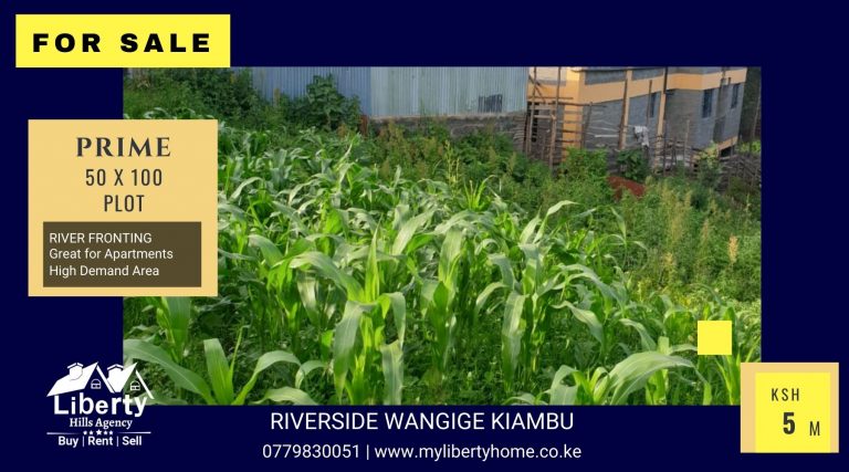 Wangige Riverside 50 X 100 Prime Plot For Sale-5M-296