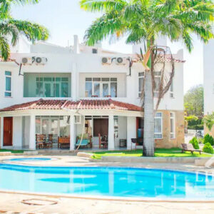 Exclusive Beachfront Furnished Villa In Mombasa-Nyali For Temporary Stay-22K- Ref-673