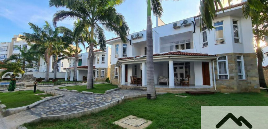 Breathtaking 3 Bedroom Beachfront Furnished Villa In Mombasa-Nyali For Short-Term Stay-35K- Ref-729