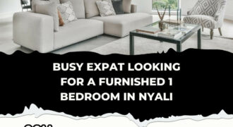 Busy Expat Looking For 1 Bedroom Furnished Apartment For Rent In Nyali-Mombasa-35k