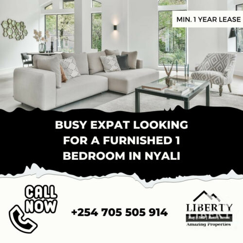 Busy Expat Looking For 1 Bedroom Furnished Apartment For Rent In Nyali-Mombasa-35k