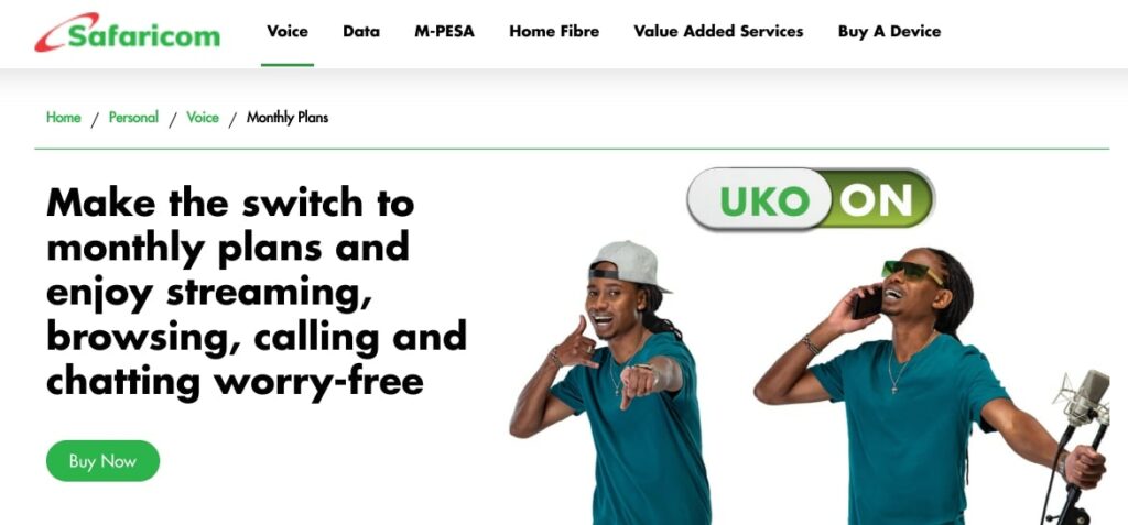 Safaricom Intro Header